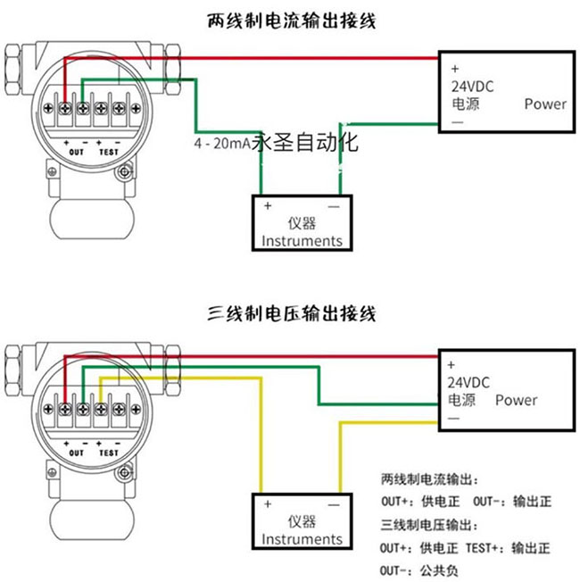 油罐浮球液位計(jì)接線圖